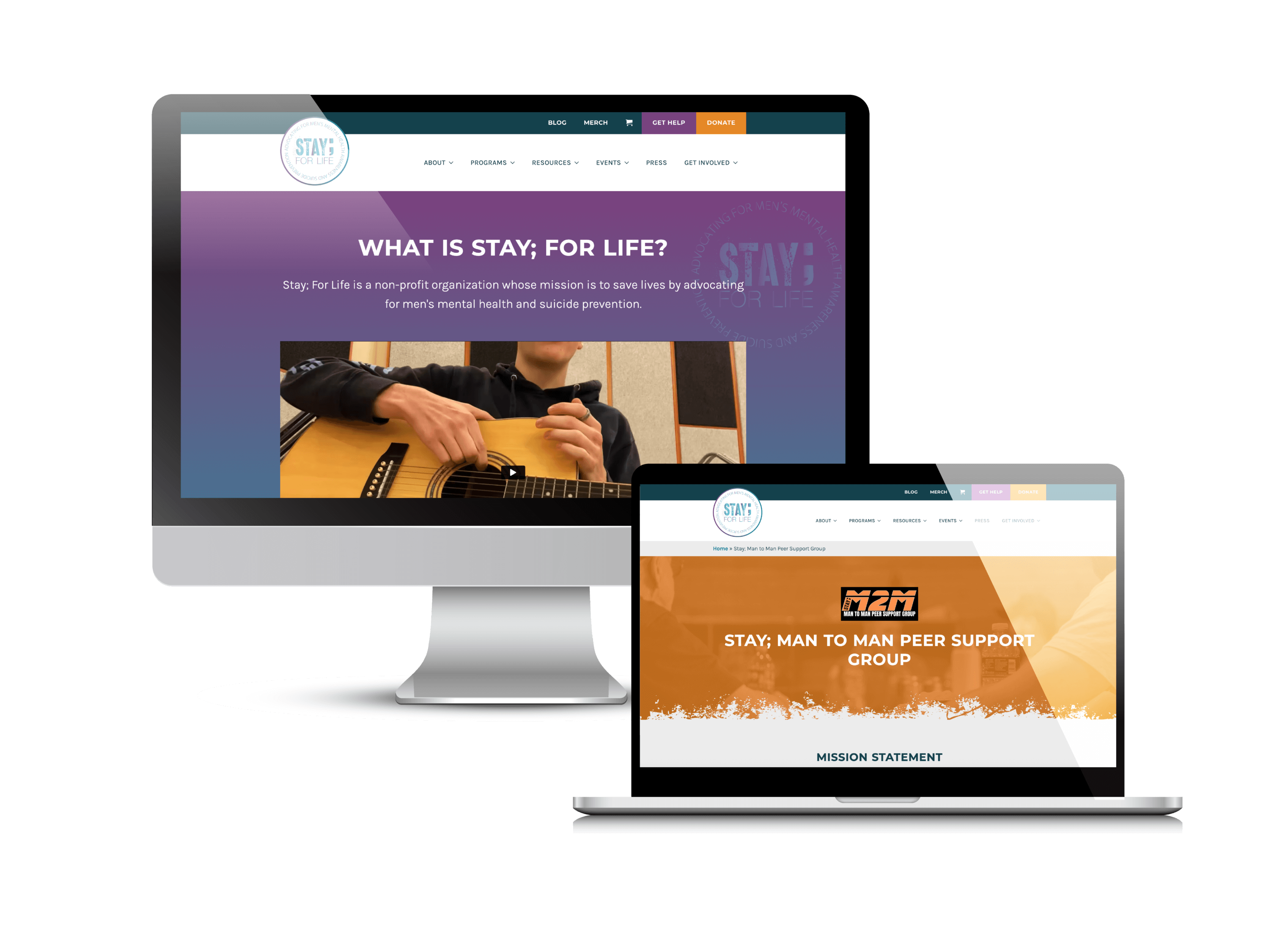 Stay; For Life Non Profit Website Design by Creare Web Solutions