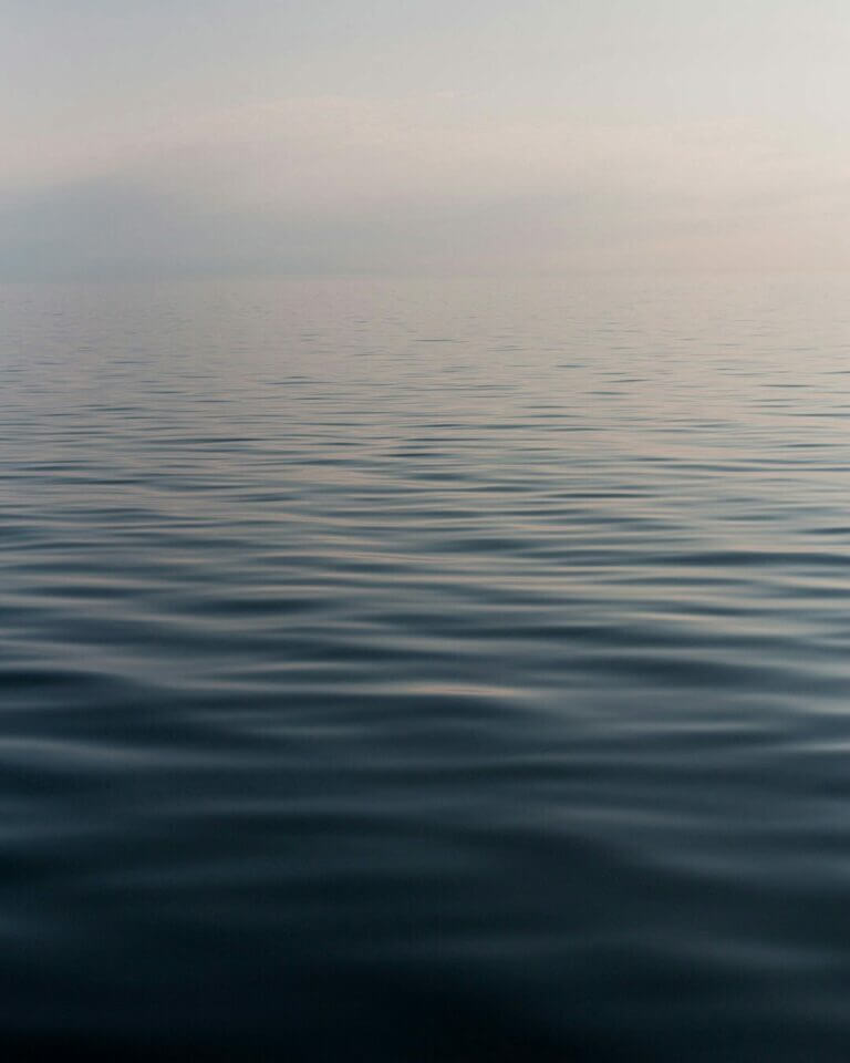 The ocean reminds me of the power of space in life and design